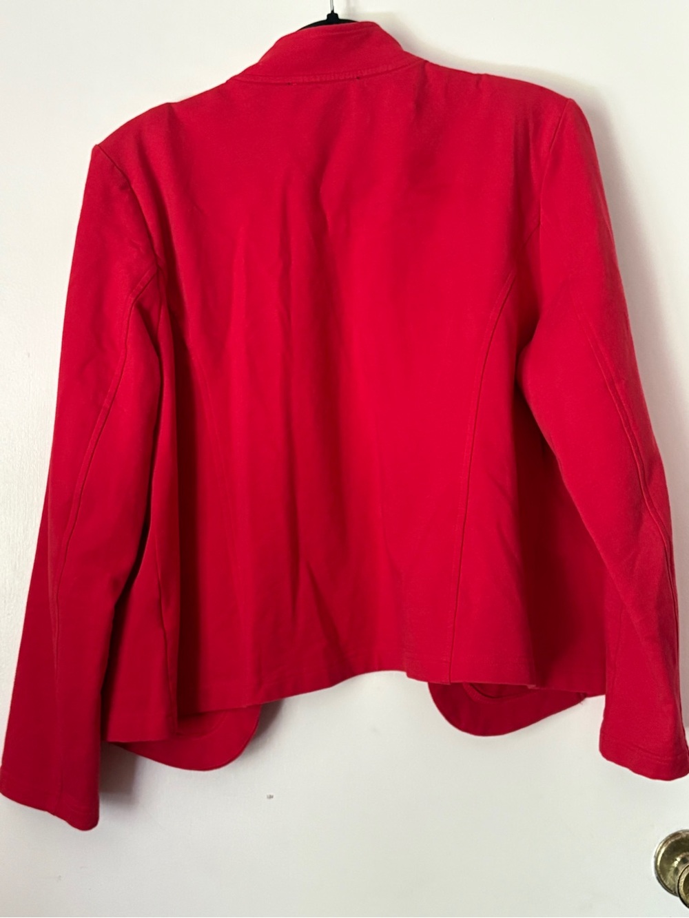 Tommy Hilfiger Women's Red Military-Style Jacket - Picture 8 of 9